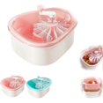thumbnail image 1 of Fruit Washer Spinner Bowl with Brush, Double Layer Large Capacity Fruit Washer Spinner with Lid and Drain Basket, Multifunctional Fruit Cleaner Container and Storage for Home Kitchen (Pink), 1 of 1