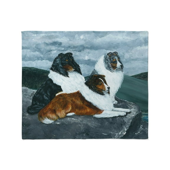 CafePress - Mountain Mist Sheltie Throw Blanket - Soft Fleece Throw Blanket, 50"x60" for All Ages