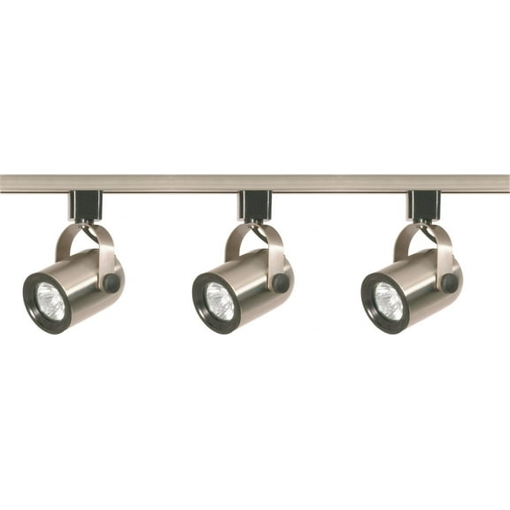 TK354 Nuvo Lighting Three Light Line Voltage Round Back Track Kit-1.75 Inches Wide by 4 Inches High