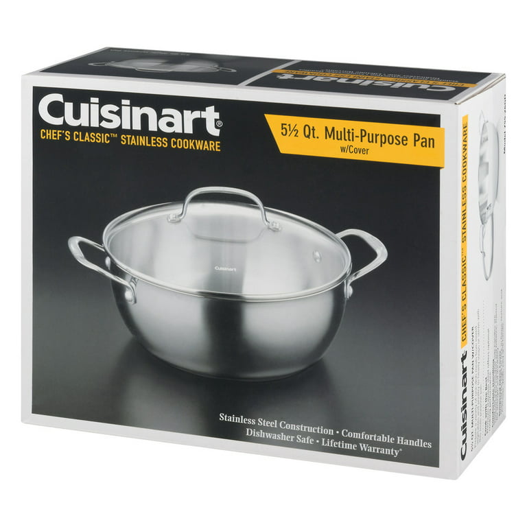 Cuisinart Chef's Classic Stainless Steel 5.5-Quart Multi-Purpose
