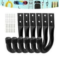 thumbnail image 4 of ROZYARD 6pcs Heavy Duty Metal Hooks Extension Cord Hanger for Garage Wall for Hanging Extension Cords & Utility Tool, 4 of 9
