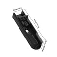 thumbnail image 2 of CIMAXIC 4Pcs Black Bass Bridge Set Zinc Alloy For Electric Bass Guitar Replacement, 2 of 6