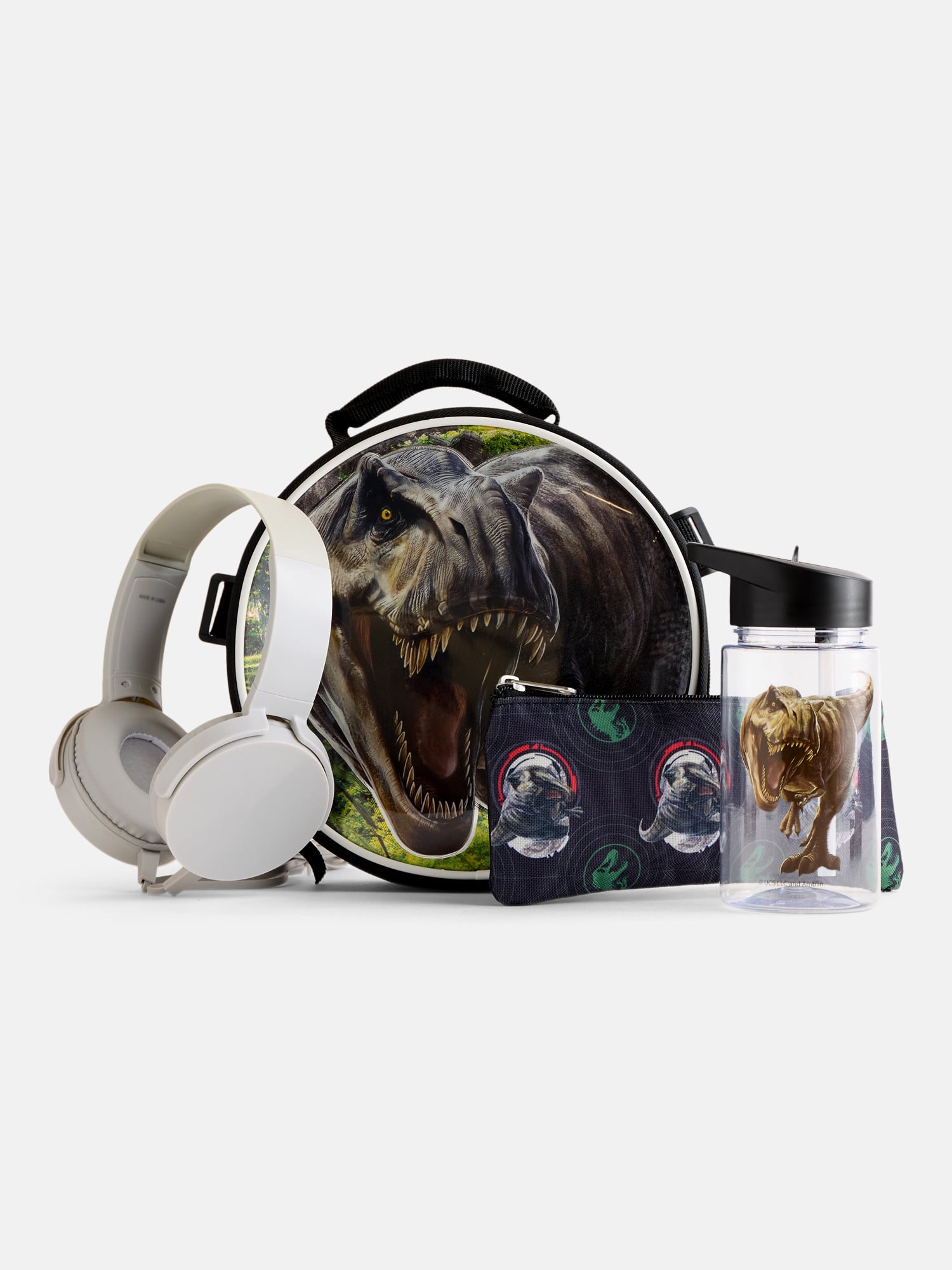 Universal Studios Jurassic World Boys Backpack Set with Lunch Bag, 6 Piece