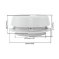 thumbnail image 5 of HLONK Plumbing Vent with/without Screen Vent Cap Replacement Sewer Vent Cap Easy Installation with 15.4cm Diameter, 5 of 5