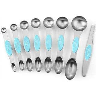 Adjustable Measuring Spoon Set Plastic Magnetic Spoon - Spoonic™ (Pack of 2)