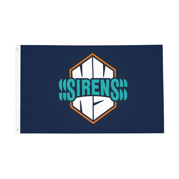 New York Sirens Flag 3x5 Ft Double Sided Printed Flags Indoor Outdoor Decorative Banner