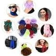 thumbnail image 3 of 1PC Chiffon Scarf Women Square Handkerchief Lightweight Satin Ribbon Scarf Retro Neck Scarf, 3 of 7