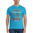 thumbnail image 3 of Dont Mess With-Me My Grandma Is Crazy Men'S Basic Short Sleeve T-Shirt Spider Baby Blue 4x-Large, 3 of 5