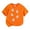 AB225 Orange, variant on Tisuna Girls Halloween T Shirts Kids Ghost Print Short Sleeve Crewneck Tops Girls Halloween Cozy Tees Shirts Size 4-5 Years Black