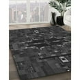 thumbnail image 2 of Ahgly Company Indoor Square Patterned Carbon Gray Area Rugs, 8' Square, 2 of 6