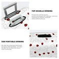 thumbnail image 3 of Xecao Ladybugs Flying On Dotted Route Print Elastic Luggage Cover, Double-sided Print , Perfect for Travel, Business, and Daily Use (Suitcase Not Included)-Small, 3 of 7