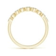 thumbnail image 2 of ANGARA Natural Vintage Inspired Diamond Fashion Ring in 14K Yellow Gold for Women (Size-2.6mm| Color-G| Clarity-VS2) | April Birthstone, Anniversary, Jewelry Gift for Women | Natural Diamond Ring, 2 of 10