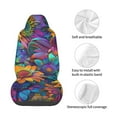 thumbnail image 4 of Balery Psychedelic Sunflowers Funda de Asiento para Auto con Diseño - Cubierta Frontal Suave y Transpirable con Protector Antideslizante- 1 Unidad, 4 of 5
