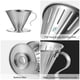thumbnail image 5 of Filtro De Café De Acero Inoxidable Gotero De Café Reutilizable Filtro De Café Filtro De Café De Acero Inoxidable Gotero De Café Reutilizable Portafiltro De Café ANGGREK  Otros, 5 of 8