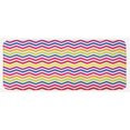 thumbnail image 1 of Chevron Kitchen Mat, Chevron Pattern Colorful Rainbow Inspired Fun Enjoyment Design, Plush Decorative Kitchen Mat with Non Slip Backing, 47" X 19", Multicolor, by Ambesonne, 1 of 1