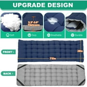 Slsy 2 Packs Folding Camping Cots with 2 Sided Mattress, Heavy Duty Wide Sleeping Cots, Folding Cots with Carry Bag