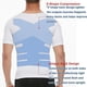 thumbnail image 4 of Chaleco moldeador para hombre, camisa ajustada sin costuras para Abdomen, moldeador de cuerpo Abs clásico, camiseta interior de compresión, camiseta sin mangas para ginecomastia, 4 of 5