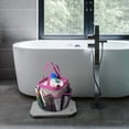 thumbnail image 2 of Aquaterior Mesh Shower Caddy with 8 Pockets Bathroom Carry Tote Quick Dry Storage Bag Pink, 2 of 9
