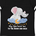 thumbnail image 4 of Inktastic My Opa Loves me to the Moon and Back Elephant Family Boys or Girls Toddler T-Shirt, 4 of 5