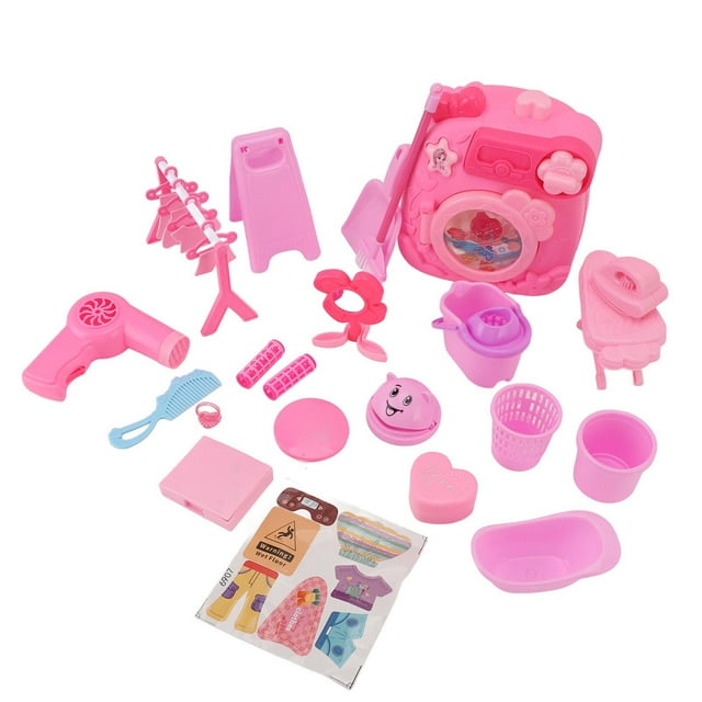 Lavadora De Juguete Para Niños, Juego De Lavandería, Juego De Simulación En Miniatura, Lavadora De Juguete Para Niños