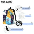 thumbnail image 3 of Fotbe Colorful Cats Pattern Art Mochila de Lona con Estampado, Mochila Duradera, Mochila Versátil de Alta Calidad, Mochila Compacta Vintage-Medium, 3 of 5