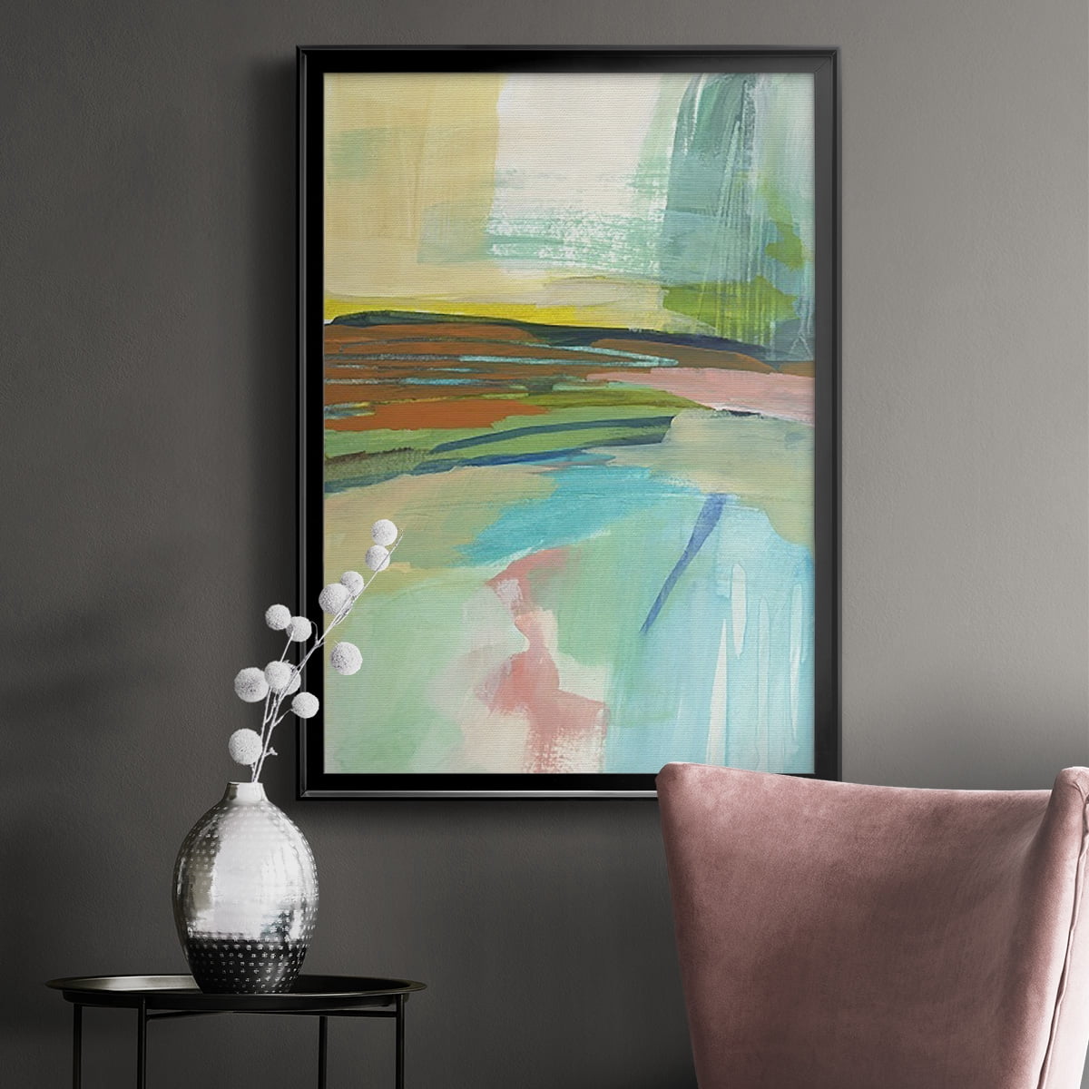 Radiant Horizon IV Premium Framed Print, in Gold, Black, or Silver - Ready to Hang
