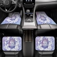 thumbnail image 6 of Salouo Round Snow Merry Christmas for Car Floor Mat Set of 4–Car Carpet Mats - Car Mats with Anti-Slip Backing & Driver Heel Pad Universal Fit for Cars, Trucks, SUVs, and Vans, 6 of 6