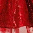 thumbnail image 6 of XEGLSBU Girls Dresses Size 14-16 Holiday Girls Sequin off Shoulder Party Dress Gown Tutu Formal Evening Gown for Birthday Celebration And Red Size 5-6 Years, 6 of 7