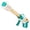 A002- Cyan, variant on Water, Pool Water, 18 in Plastic, Pull Handle, Water Toys, Outdoor Game, Backyard Water Fun, Pink Red Accents, 1 Pc