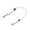 White, variant on MERIGLARE Adapter Cord Cable 4.4mm Male to 3.5mm Female ,Headphone Jack Convert Cable Lightweight Audio Cable Adapter for Audio Players Gray