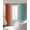 Peacock Blue, variant on Sage Green Orange Ombre Blackout Curtains for Bedroom/Living Room, Thermal Insulated Kitchen Curtains, Abstract Modern Art Aesthetics Grommet Darkening Window Treatment Drapes 42"x84"x2