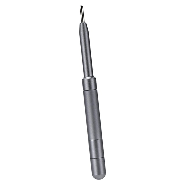 Garende Stylo Masseur Facial Outil de Réflexologie à Main Précision Faciale Portable Aluminium Argent