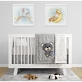 thumbnail image 1 of BabyFad Teddy Bear Grey 9 Piece Crib Bedding Set, 1 of 6