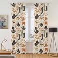 thumbnail image 2 of Western Cowboy Kitchen Curtains 96 Inch Length, Country Vintage Art Boots Desert Grommet Top Bedroom Living Room Curtains, Light Filtering Cafe Curtain Drapes 2 Panels Set 104''x96'', 2 of 9
