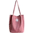 thumbnail image 1 of Bolso de mano para mujer, bolso grande de pana, bolso de mano para mujer, bolso de mano para mujer, bolso de mano para universidad, trabajo, escuela de niñas, 1 of 5