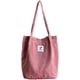 thumbnail image 1 of Bolso de mano para mujer, bolso grande de pana, bolso de mano para mujer, bolso de mano para mujer, bolso de mano para universidad, trabajo, escuela de niñas, 1 of 5