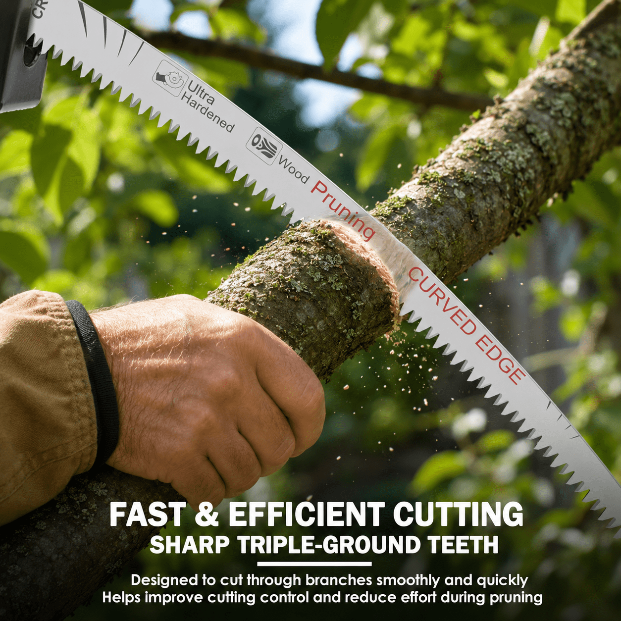 Japanese Teeth Reciprocating Saw Blades, 15-Inch 6TPI for Wood Cutting & Tree Pruning