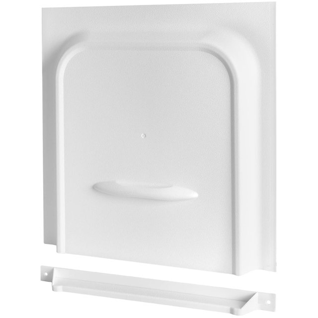 Deslizador de puerta de pantalla Luxlead Rv, Panel blanco de 12 pulgadas con tope deslizante apto para remolque Rv, Camper, remolque de carga para casa rodante