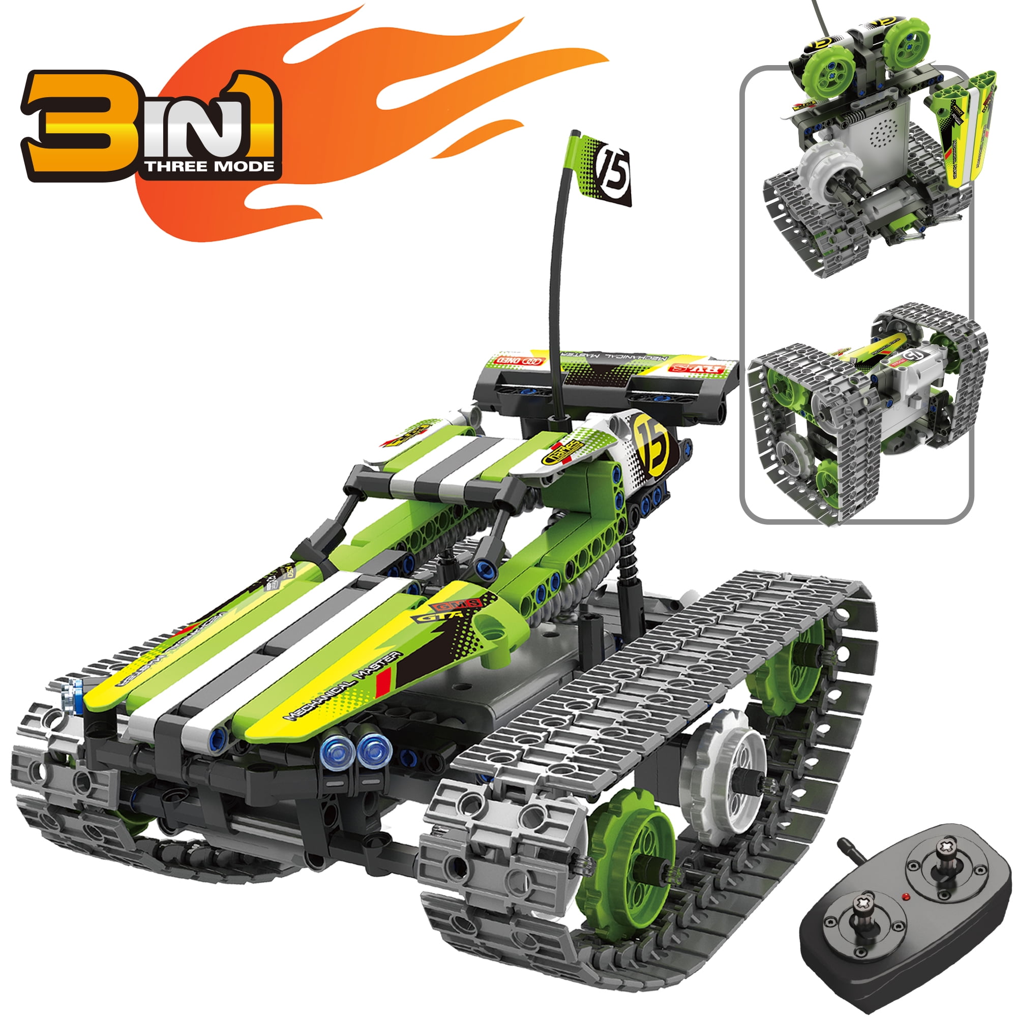 Details about   Transformation Series New Arrival 2 in 1 Robot Sport Car DIY Blocks Kit Kids Toy 