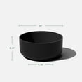 thumbnail image 4 of Veradek Mason Series Kona Bowl 14" Plastic-Stone Planter - Black, 4 of 9