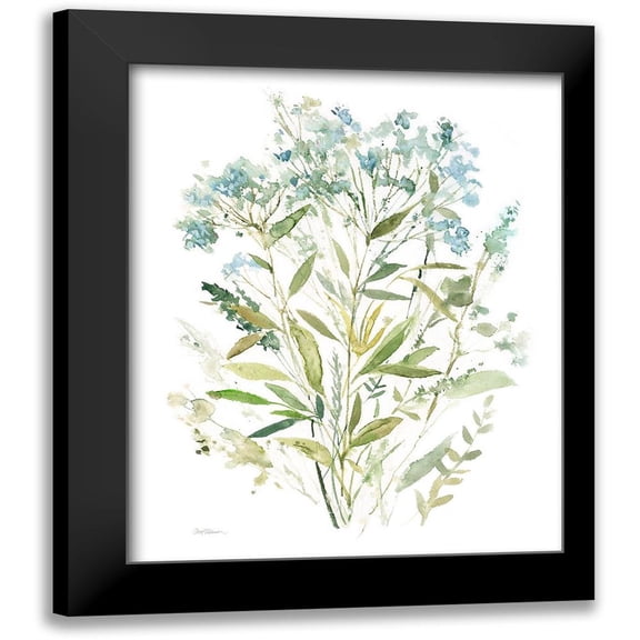 Robinson, Carol 12x14 Black Modern Framed Museum Art Print Titled - Garden Lace I