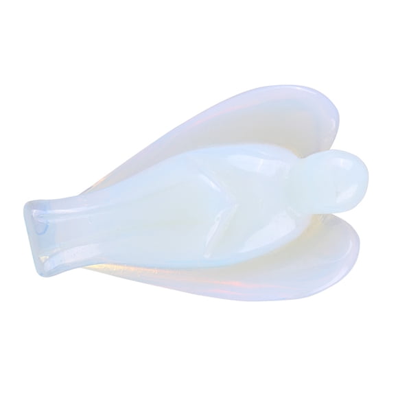 Statue d'Ange Gardien de Guérison en Forme d'Ange en Cristal de 1,5 Pouces pour Reiki