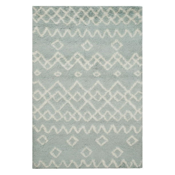 Safavieh Casablanca Ognena Geometric Shag Area Rug or Runner Walmart