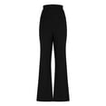 thumbnail image 6 of ABATAB Dress Pants for Women Casual Solid Bootcut Work Office Trousers High Waist Stretchy Bell Bottom Formal Pants, 6 of 7