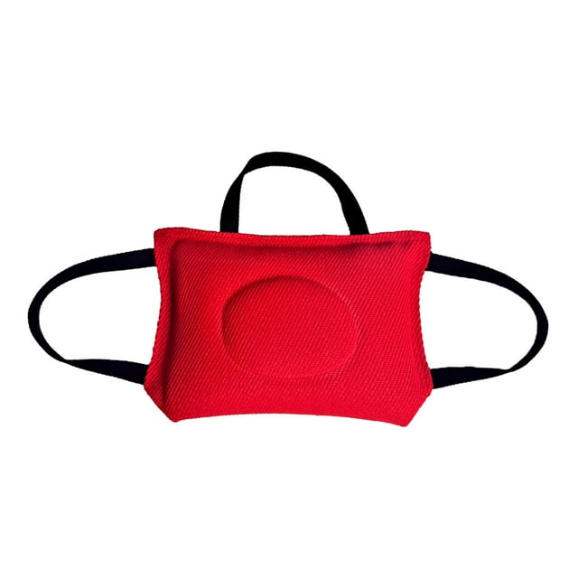 Juguete para perros jinwen juguete interactivo multifunción para masticar para cachorros grandes rojo 30 cm x 20 cm
