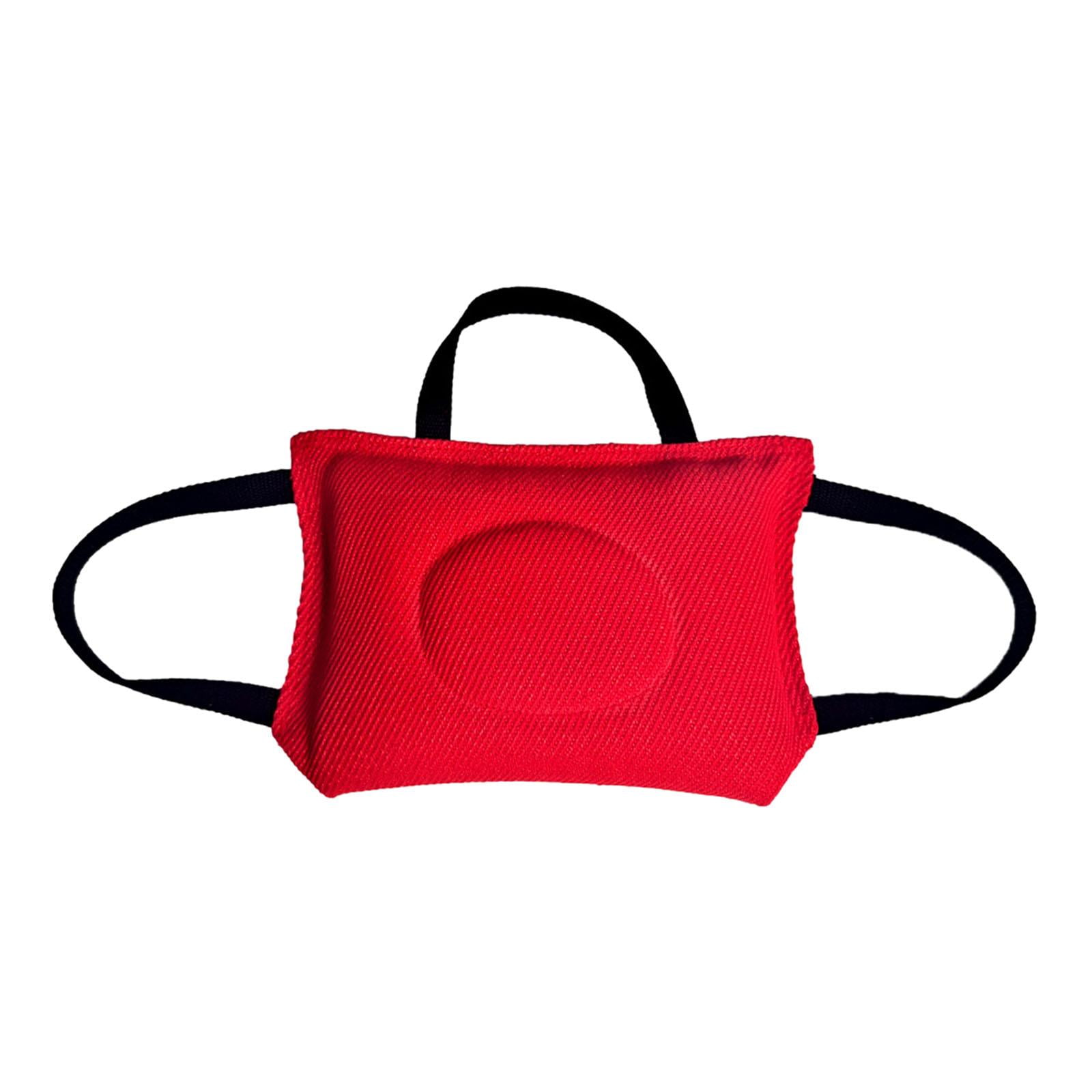 Fzaqwen Dog Tug Toy Dog Bite Toy Lightweight Interactive Toy Puppy Training Chewing Toys red