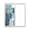Teal Gray, variant on No Glue Heat Blocking Window Flims, Blue Grey Window Privacy Film Frosted, Abstract Art Oil Painting Modern Geometric Peep-proof Door Windows Tint for Bathroom, Dormitory, 17.7 x 78.7 Inches