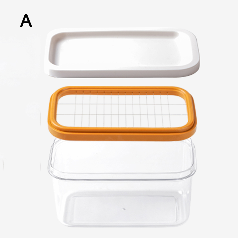 HRSR Plastic Butter Dish Covered Butter Dish with Lid Plastic Butter