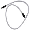 thumbnail image 1 of Cable de datos SATA 3.0 III SATA3 de 50 cm y 7 pines, 6 Gb/s, para SSD, HDD, disco duro, con funda de nailon, versión premium (blanco), 1 of 8