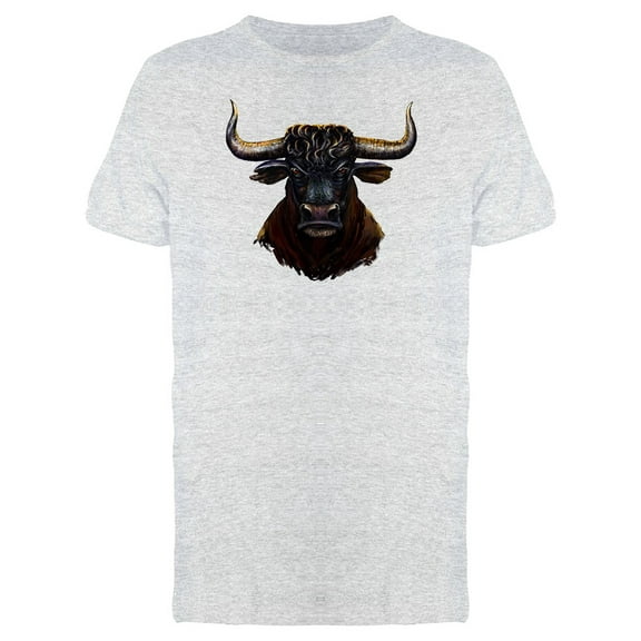 Cool Grunge Bull Head Tee Men's -Image by Shutterstock